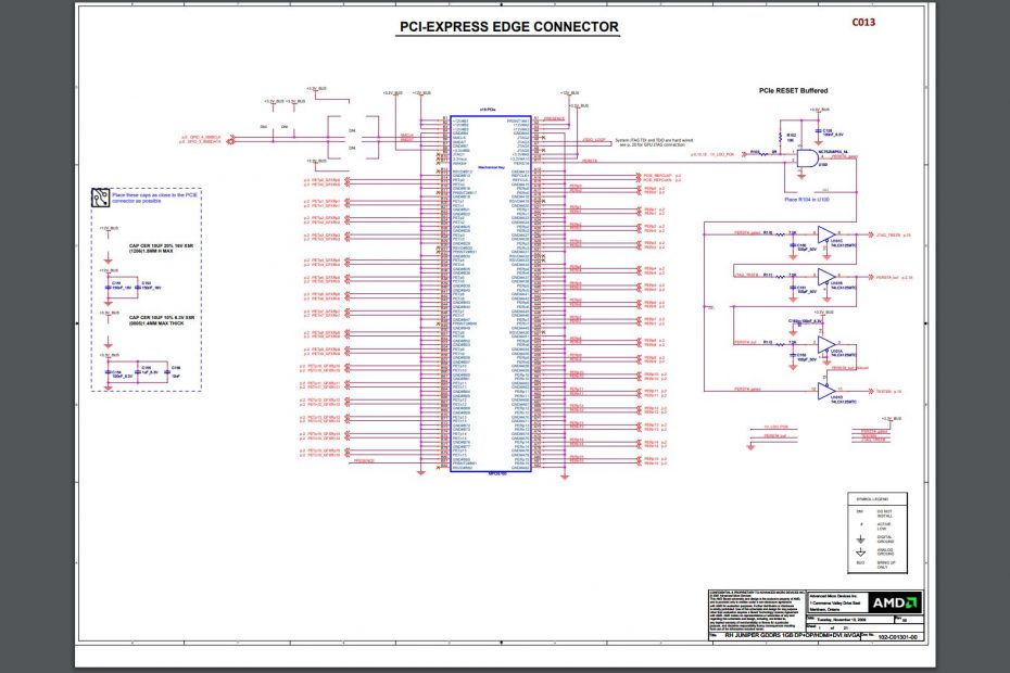 Схема видеокарты AMD Radeon HD 5770 / 6770 102-C01301-00 (.pdf)