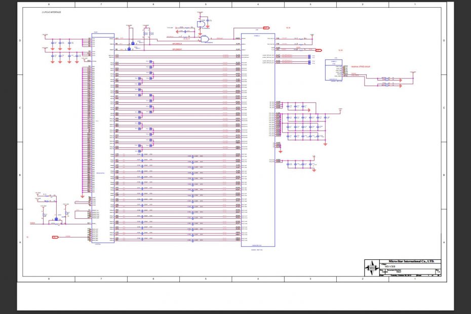Схема MSI RADEON R9 290 GAMING MS-V308 Rev 1.0 (.pdf)
